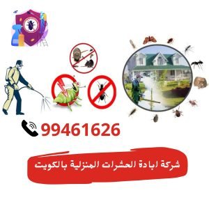شركة ابادة الحشرات المنزلية بالكويت