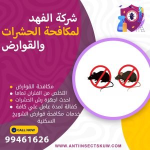 شركة مكافحة قوارض الشويخ السكنية